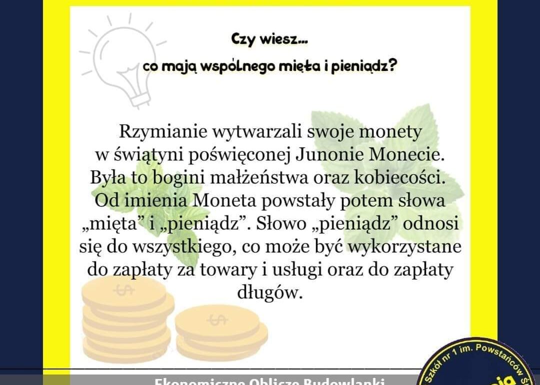 Mięta i pieniądz