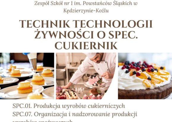 Technik technologii żywności – nowy kierunek od roku 2023/2024
