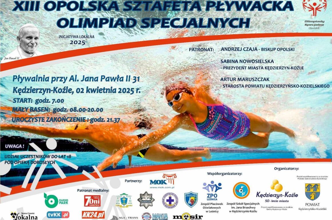 485639481_1065641125392102_2917449924529584860_n XIII Opolska Sztafeta Pływacka Olimpiad Specjalnych