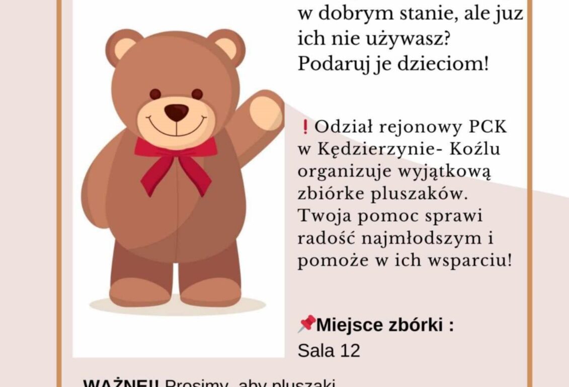 Zbiórka pluszaków Zbiórka pluszaków