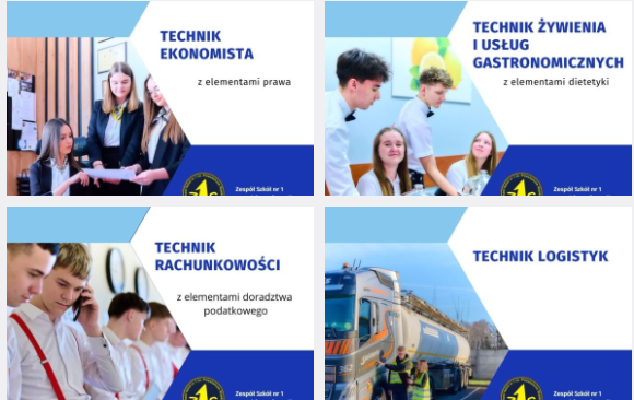 Kierunki kształcenia w Zespole Szkół nr 1 w Kędzierzynie-Koźlu