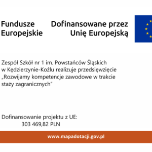 „Rozwijamy kompetencje zawodowe w trakcie staży zagranicznych” – projekt unijny