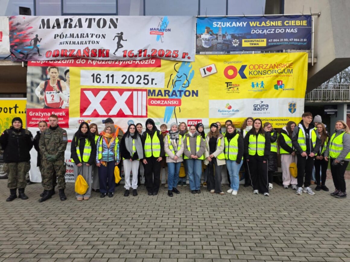 Wolontariusze na XXIII MARATONIE ODRZAŃSKIM