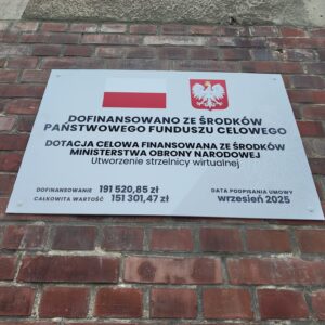 Zakupiono wyposażenie strzelnicy wirtualnej.