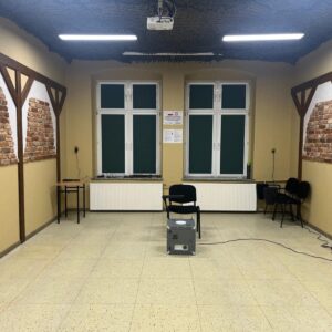 Ukończono prace remontowe w pomieszczeniu, gdzie utworzona zostanie strzelnica wirtualna