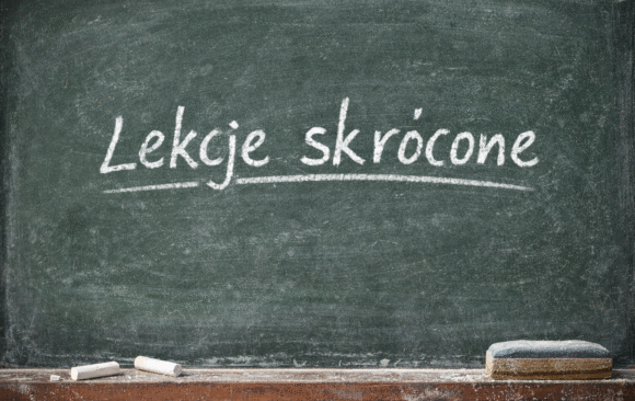 UWAGA! Lekcje skrócone