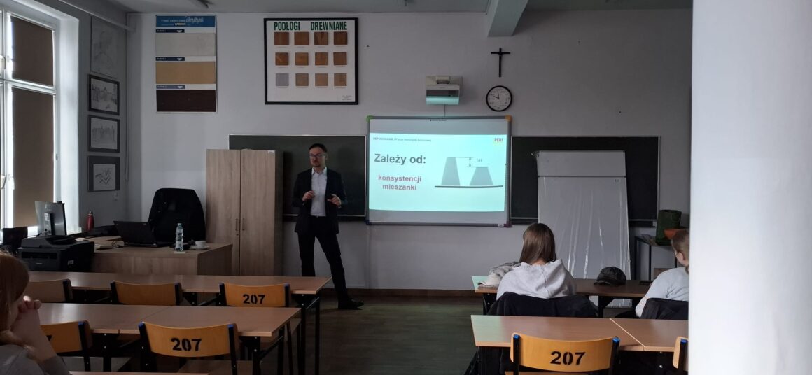 Firma PERI gościem w naszej szkole