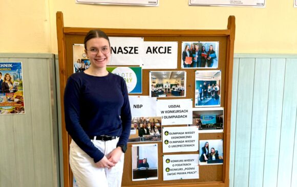 Sukces uczennicy ZS1 w Konkursie Wiedzy o Podatkach