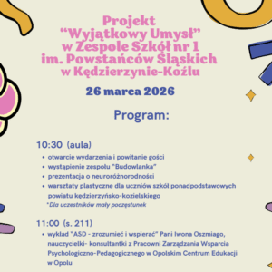 Projekt „Wyjątkowy umysł”  w ZS1