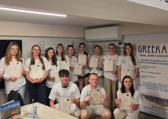 Uroczyste zakończenie drugiej mobilności w Grecji 