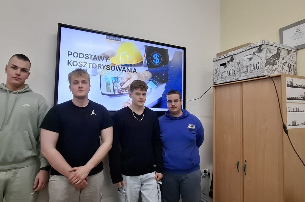 Kurs kosztorysowania w ZS1 zakończony sukcesem