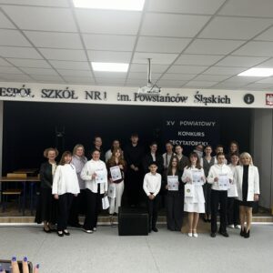 XV Powiatowy Konkurs Recytatorski – siła słowa, która łączy pokolenia